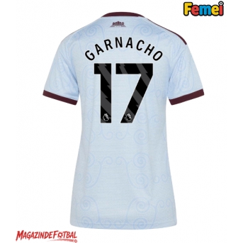 Aston Villa Alejandro Garnacho #17 Tricou Fotbal Replică 2026-27 Femei Treilea